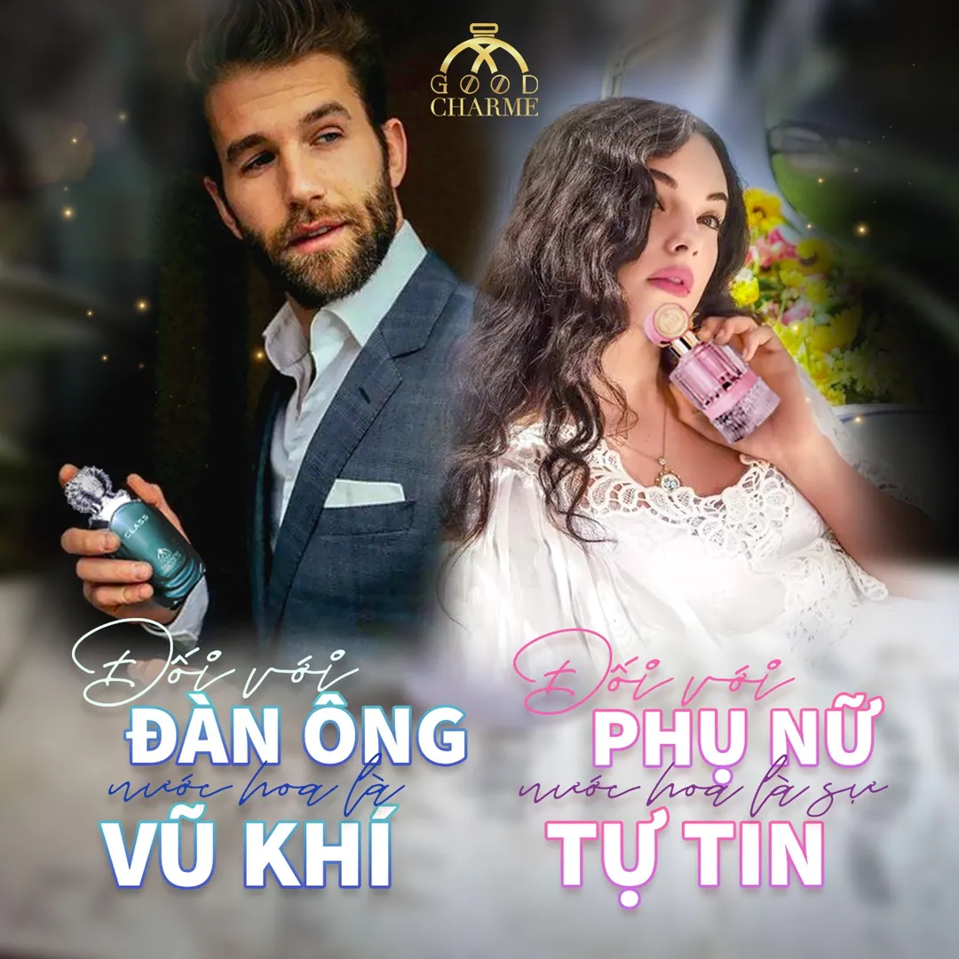 ĐỐI VỚI PHỤ NỮ NƯỚC HOA LÀ SỰ TỰ TIN. ĐỐI VỚI ĐÀN ÔNG NƯỚC HOA LÀ VŨ KHÍ 